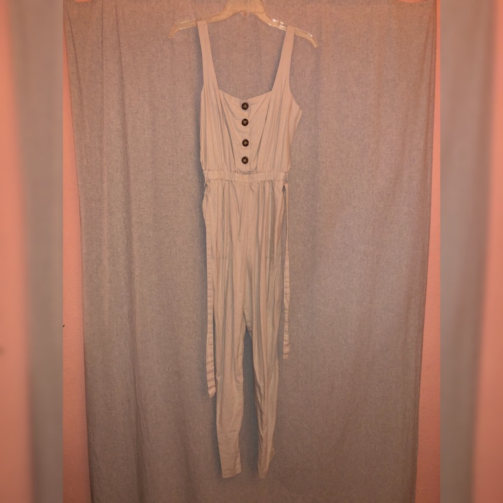 Beige Jumpsuit